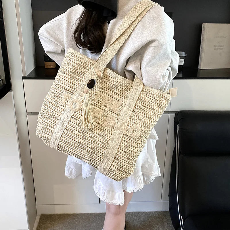 Dubrovnik - Straw Tote Bag