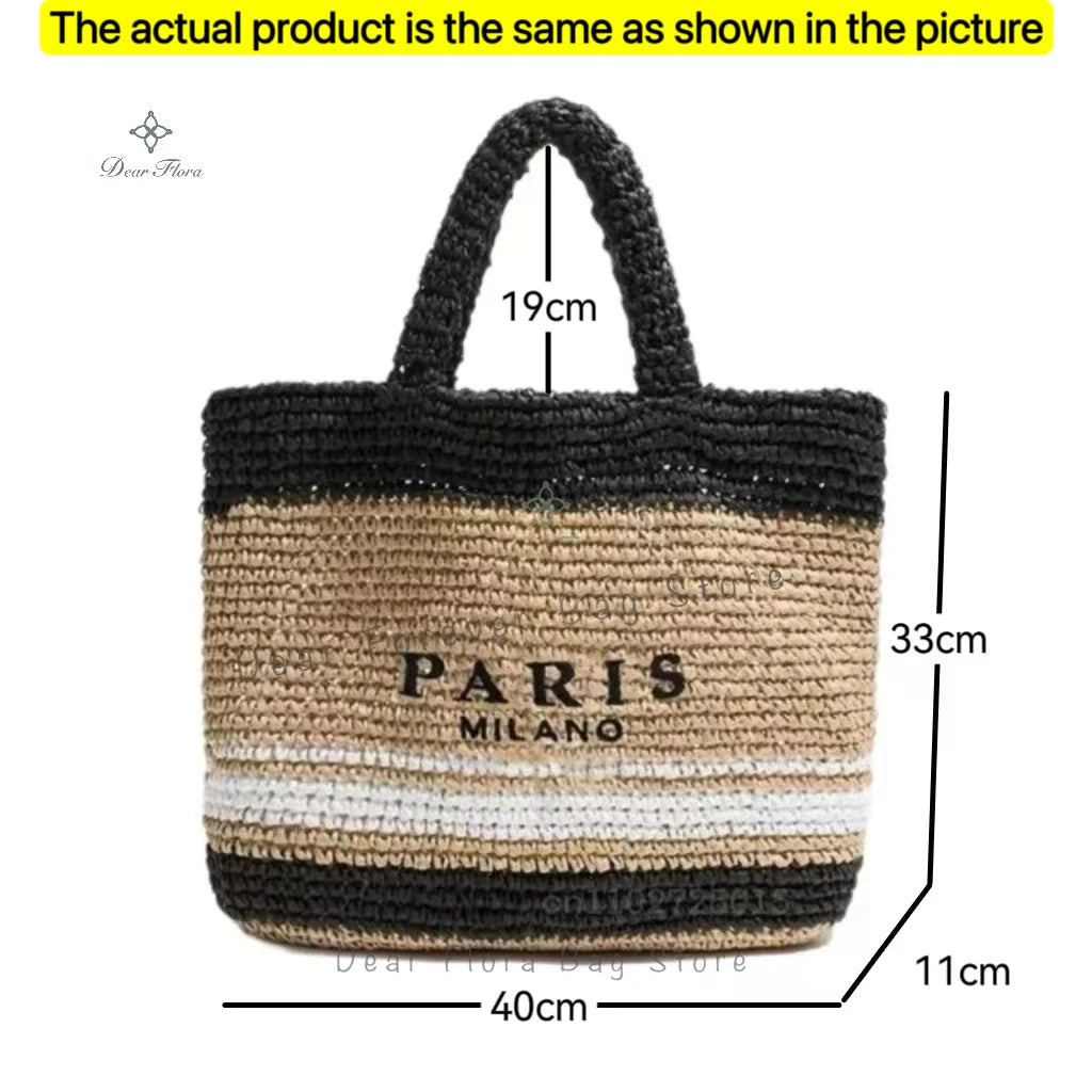 Comillas - Raffia Tote Bag