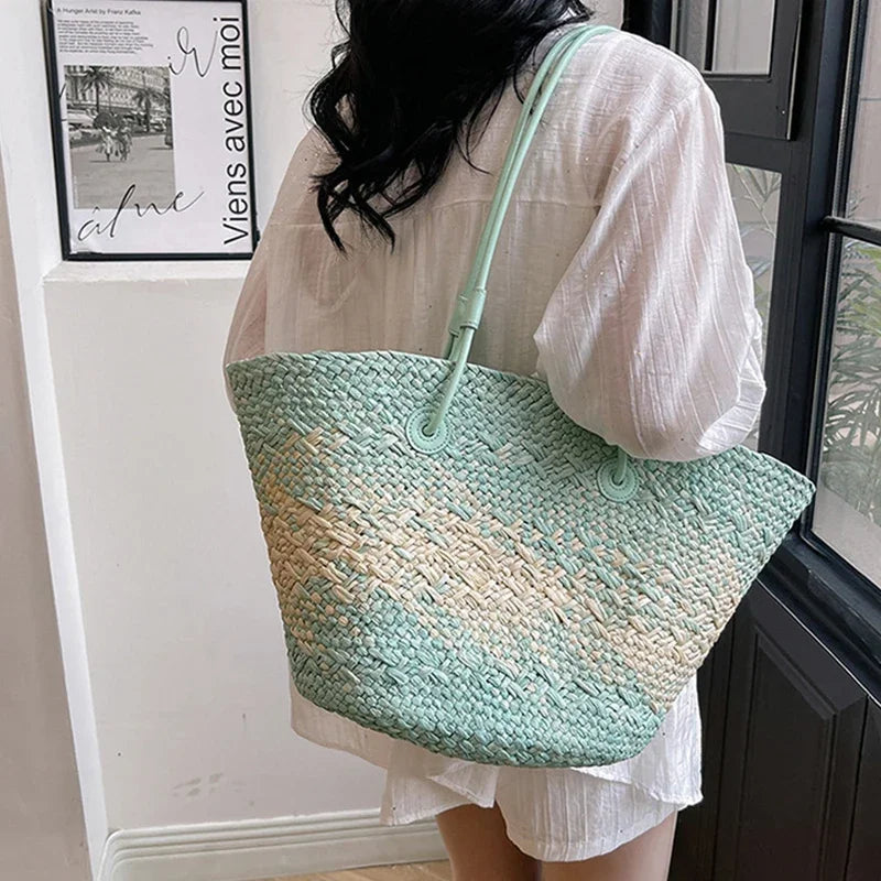 Pizzo - Straw Bucket Bag