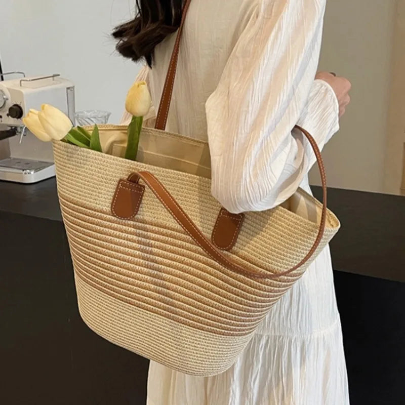 Bonassola - Straw Shoulder Bag