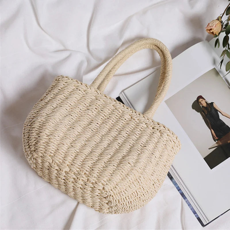 Zadar - Straw Bucket Bag