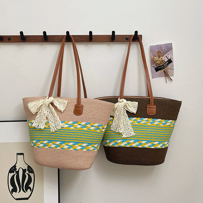 Alcudia - Straw Tote Bag