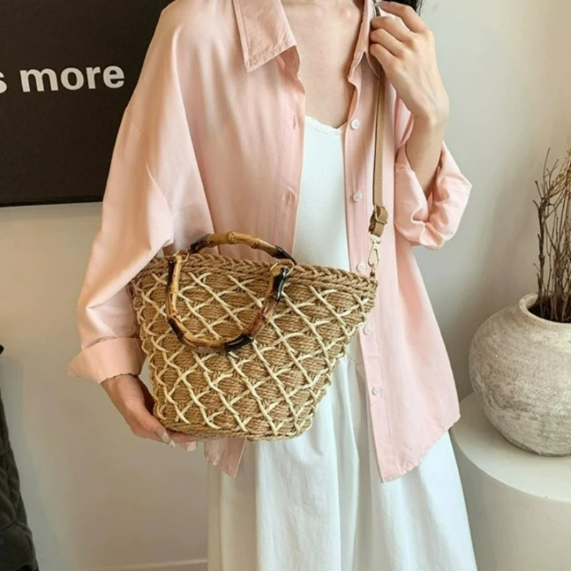 Sifnos - Straw Crossbody Bag