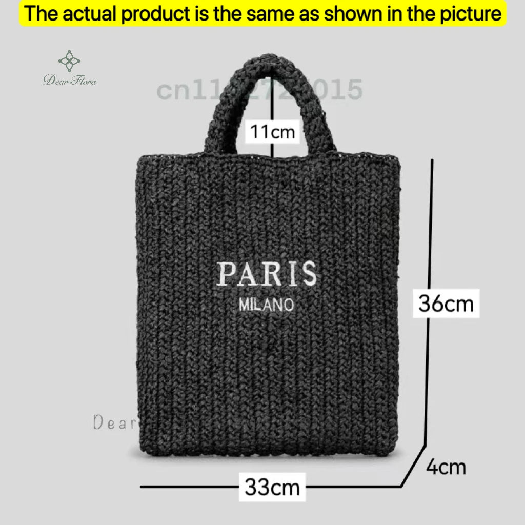 Galaxidi - Raffia Tote Bag