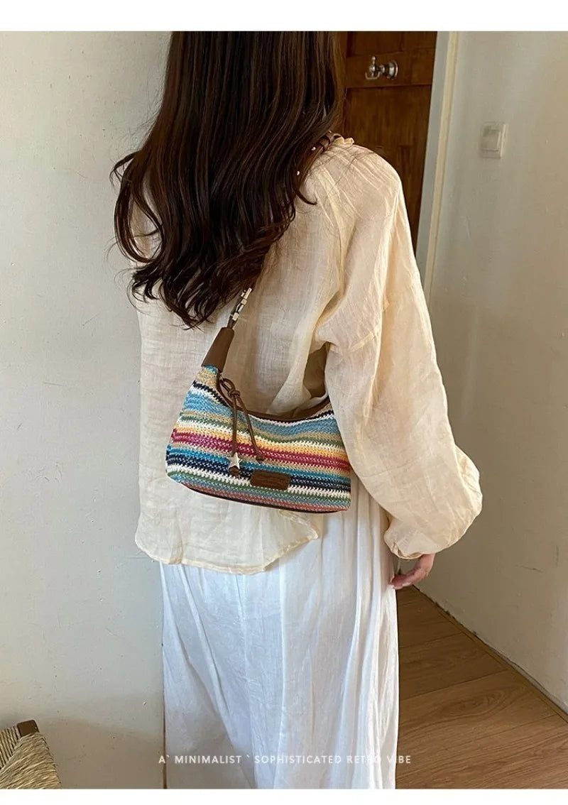 Trani - Straw Shoulder Bag