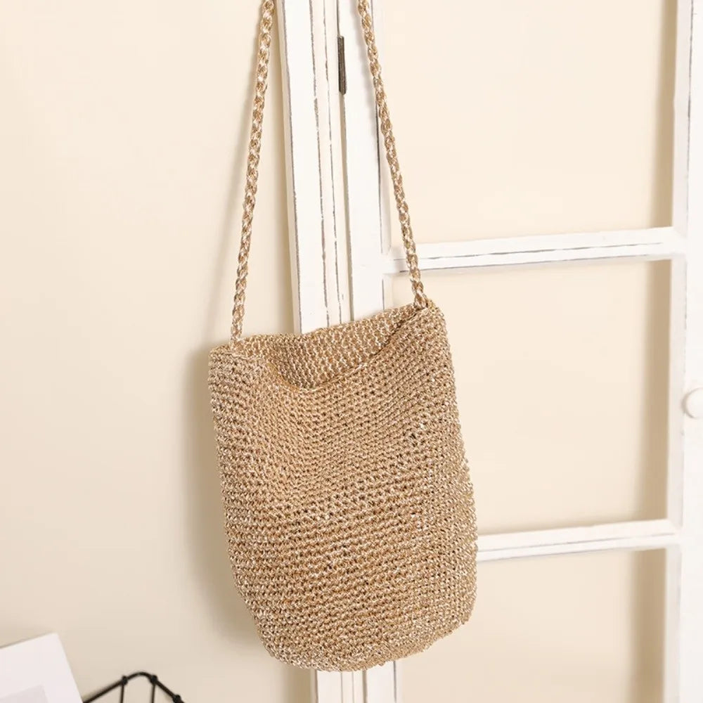 Cascais - Straw Bucket Bag