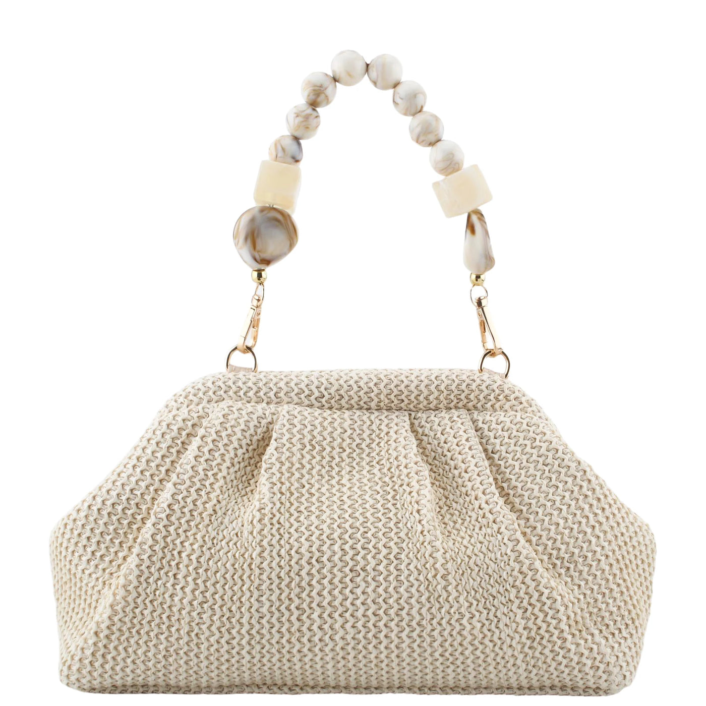 Olbia - Straw Clutch