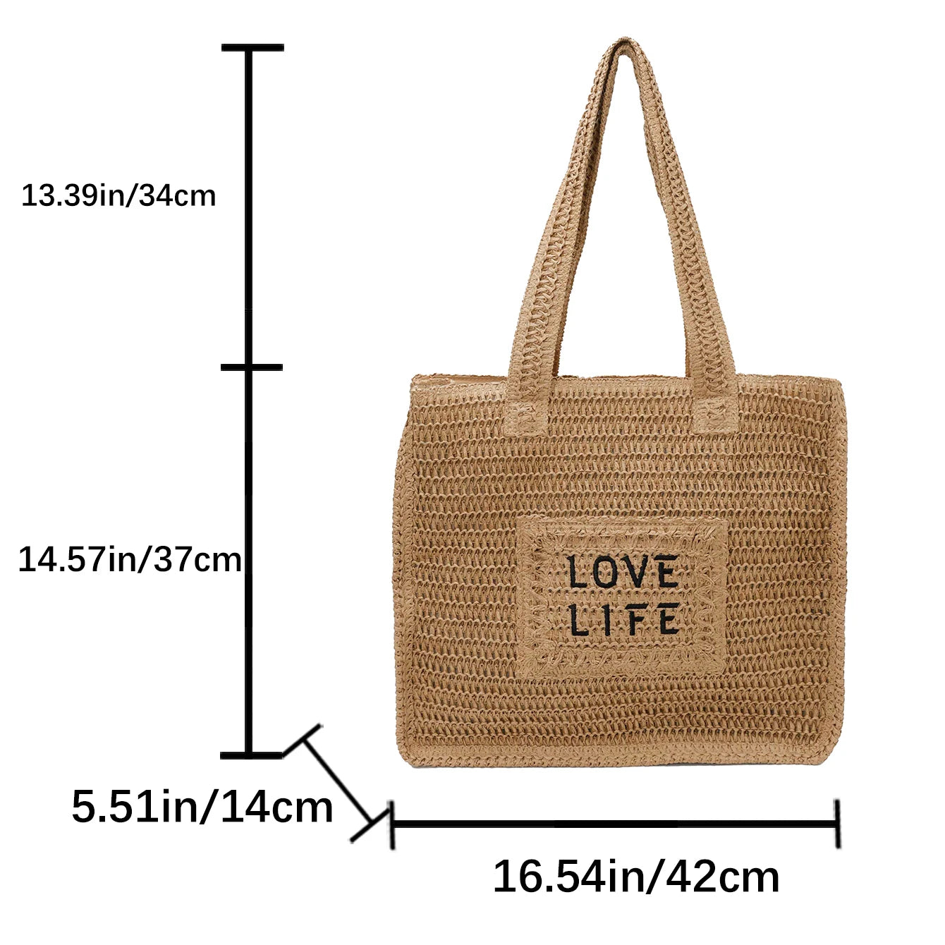 Ciutadella - Straw Beach Tote