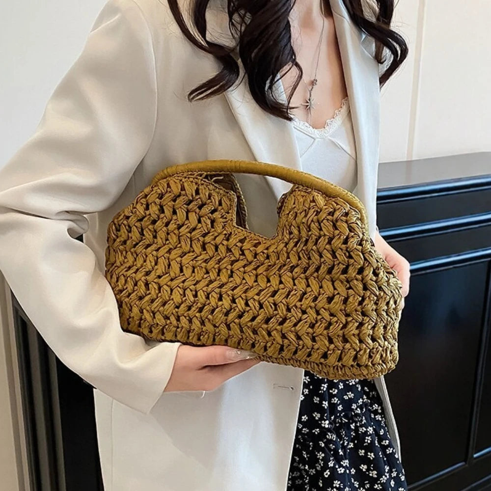Cagliari - Rattan Clutch