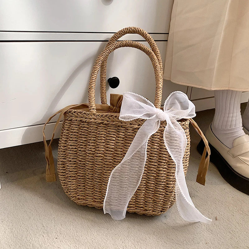 Zadar - Straw Bucket Bag