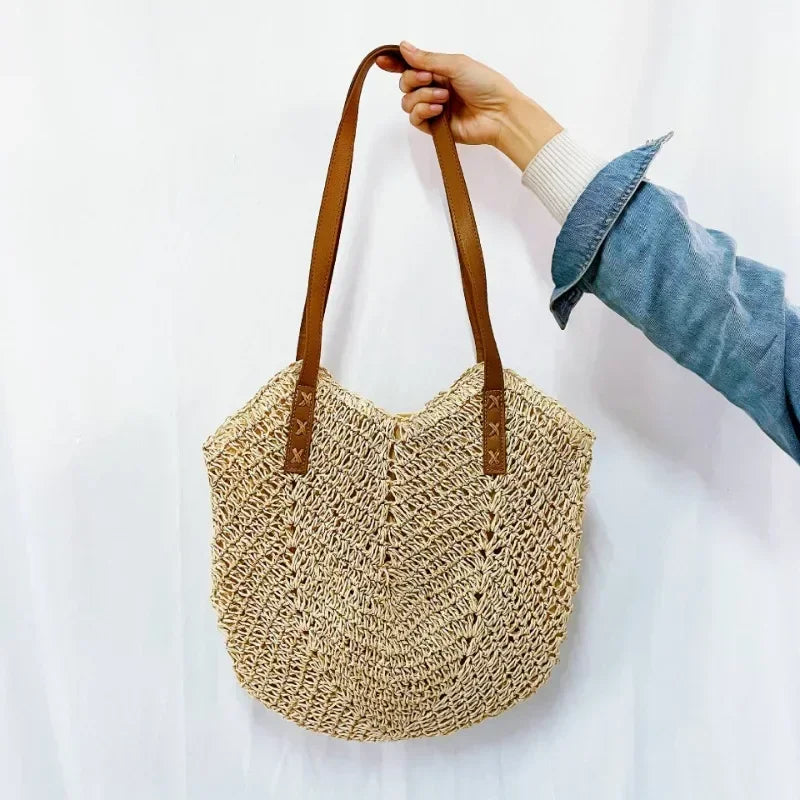 Zarautz - Raffia Bucket Bag