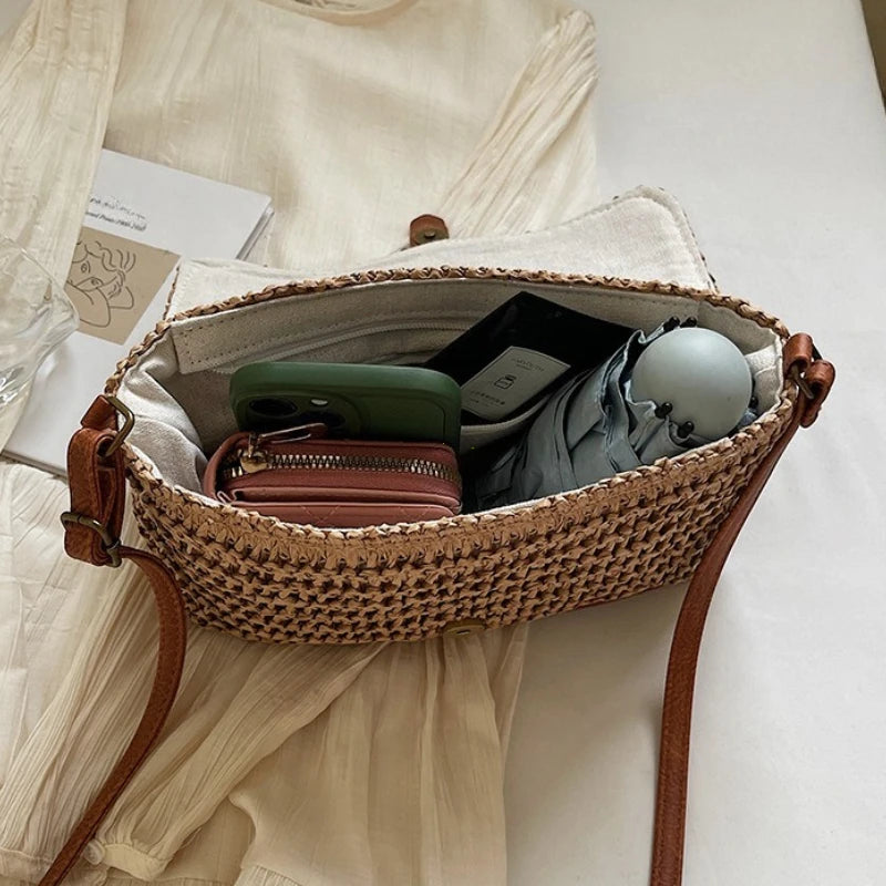 Primosten - Straw Crossbody Bag