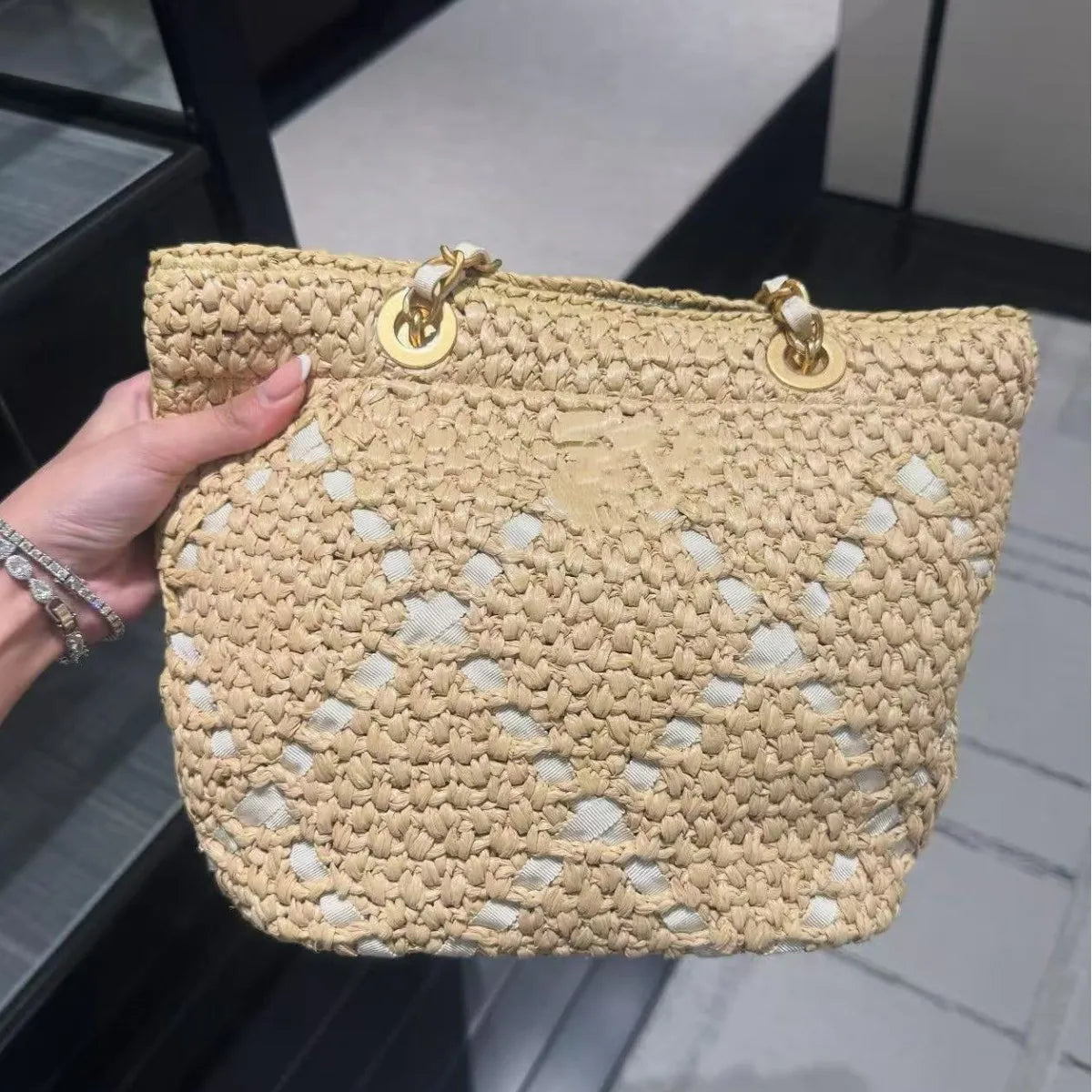 Amorgos - Raffia Shoulder Bag