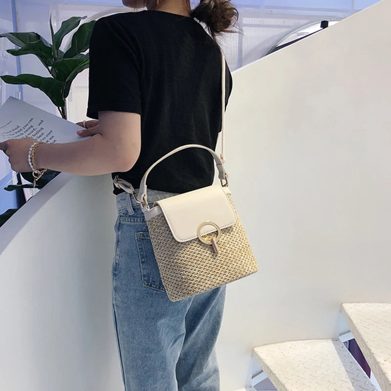 Caprera - Rattan Crossbody Bag