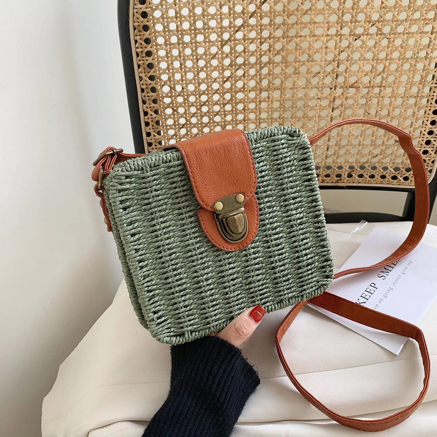 Noli - Rattan Crossbody Bag