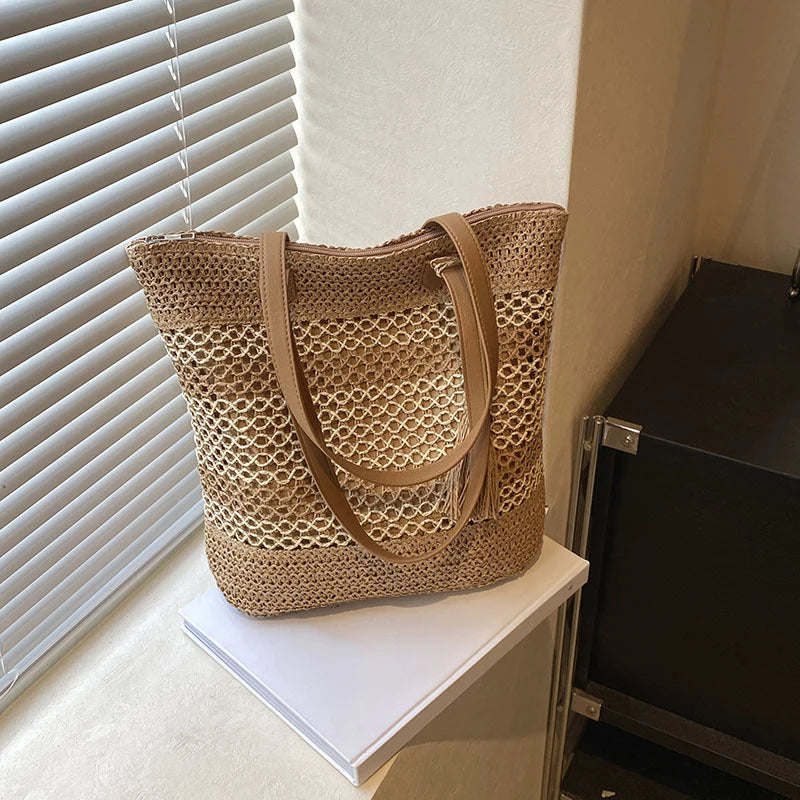 Oludeniz - Rattan Crossbody Bag