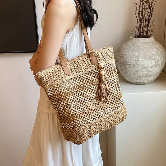Oludeniz - Rattan Crossbody Bag