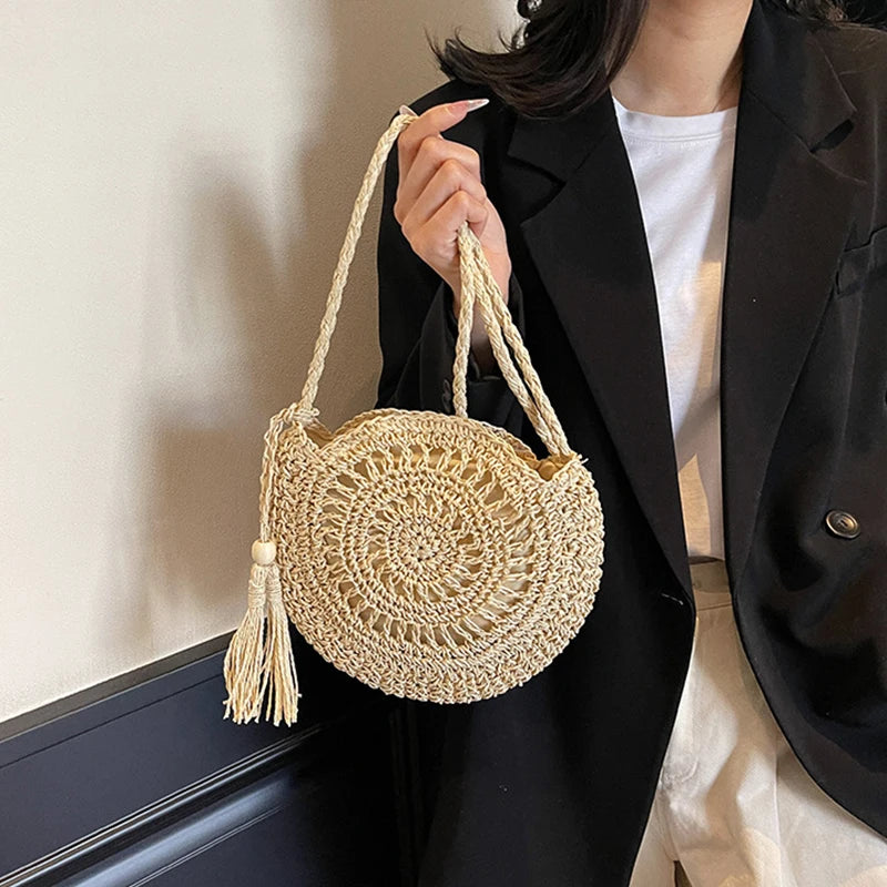 Opatija - Rattan Crossbody Bag