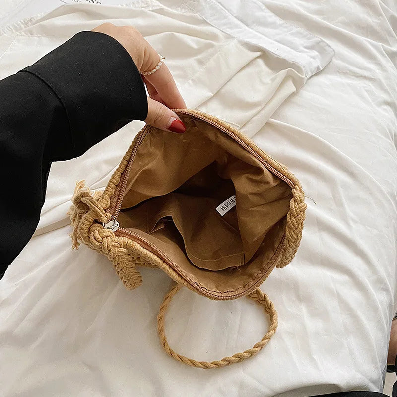 Grimaud - Straw Crossbody Bag
