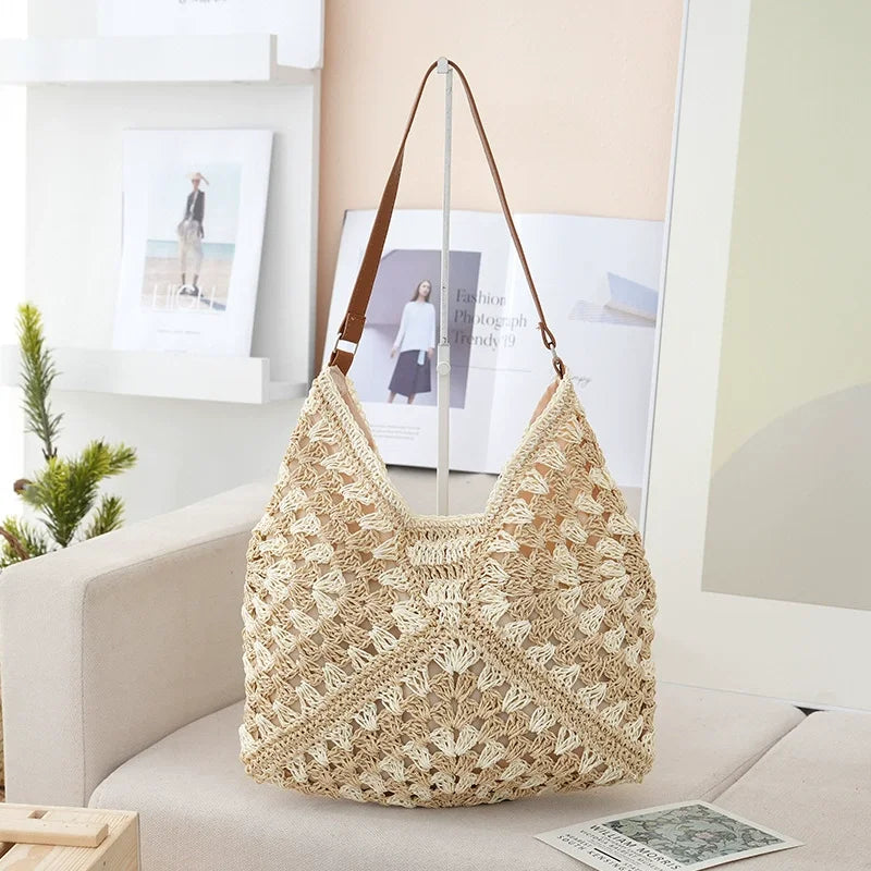 Peniscola - Straw Shoulder Bag