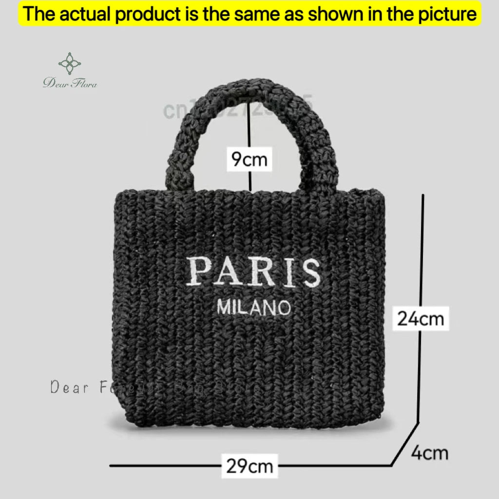 Comillas - Raffia Tote Bag