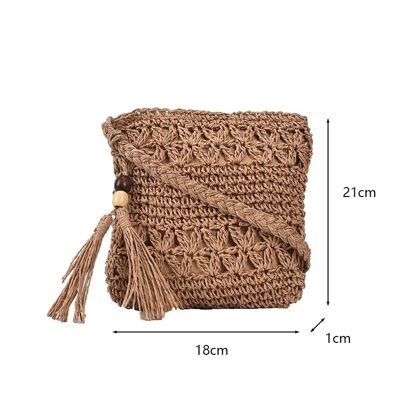Getaria - Straw Crossbody Bag