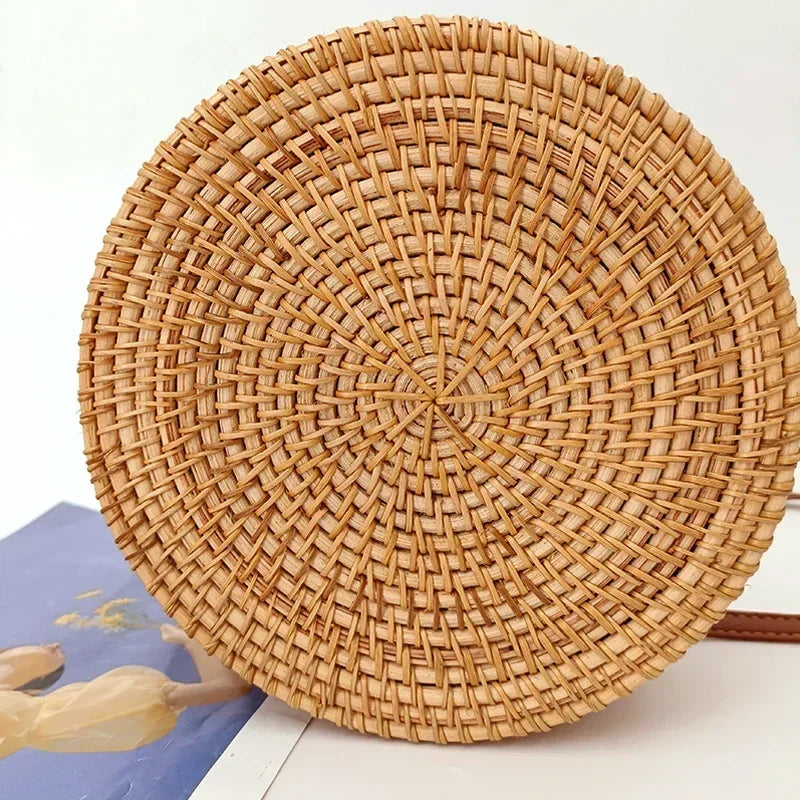 Xabia - Round Rattan Bag
