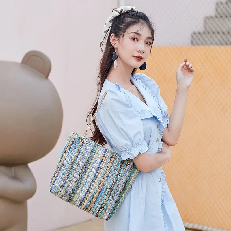 Calpe - Rattan Crossbody Bag