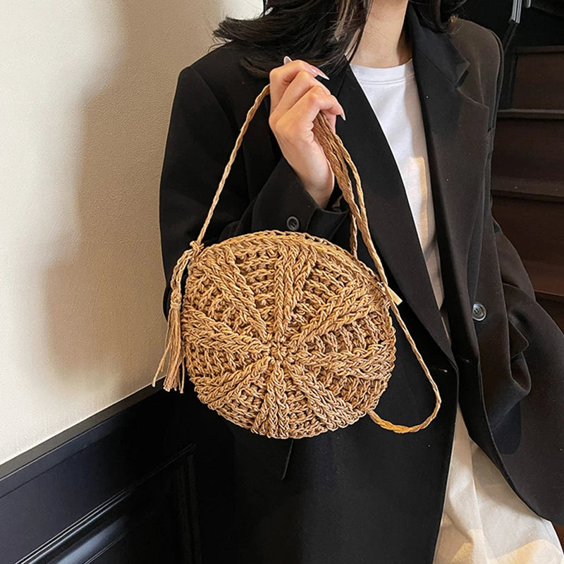 Fiskardo - Rattan Crossbody Bag