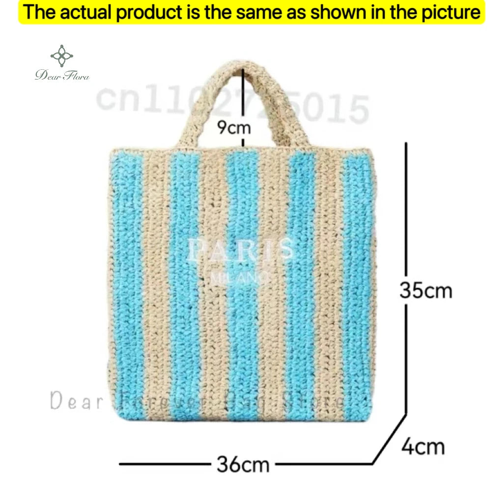 Comillas - Raffia Tote Bag