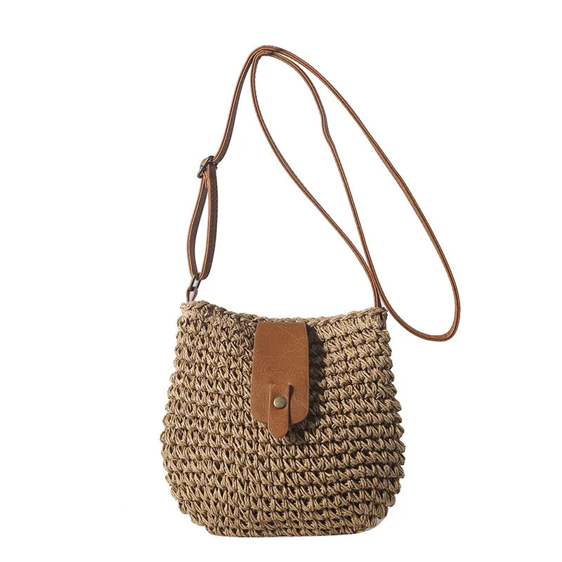 Pula - Straw Crossbody Bag