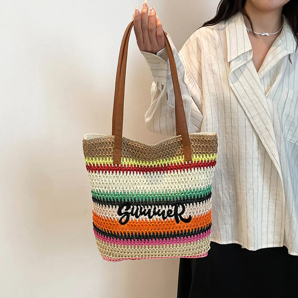 Tinos - Straw Beach Tote