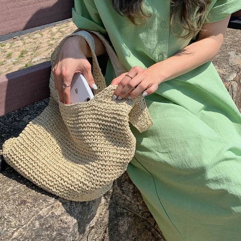 Aiguablava - Rattan Tote Bag