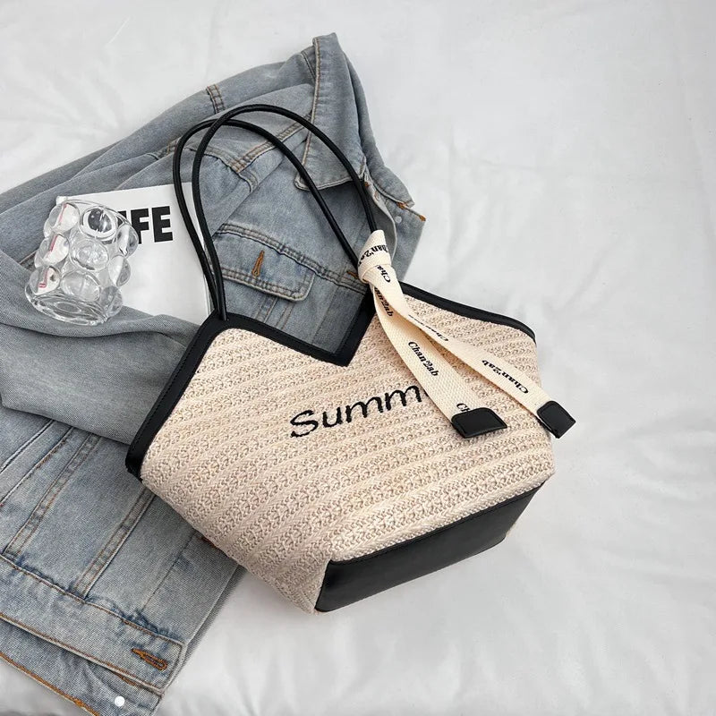Pylos - Straw Bucket Bag