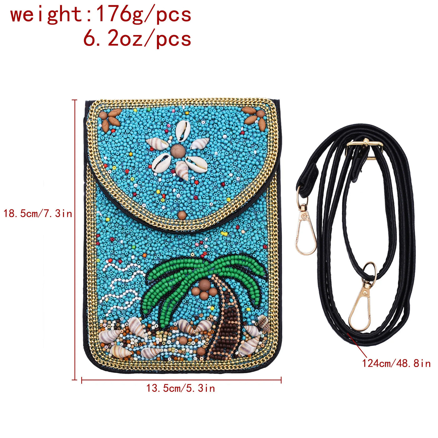 Perast - Straw Crossbody Bag