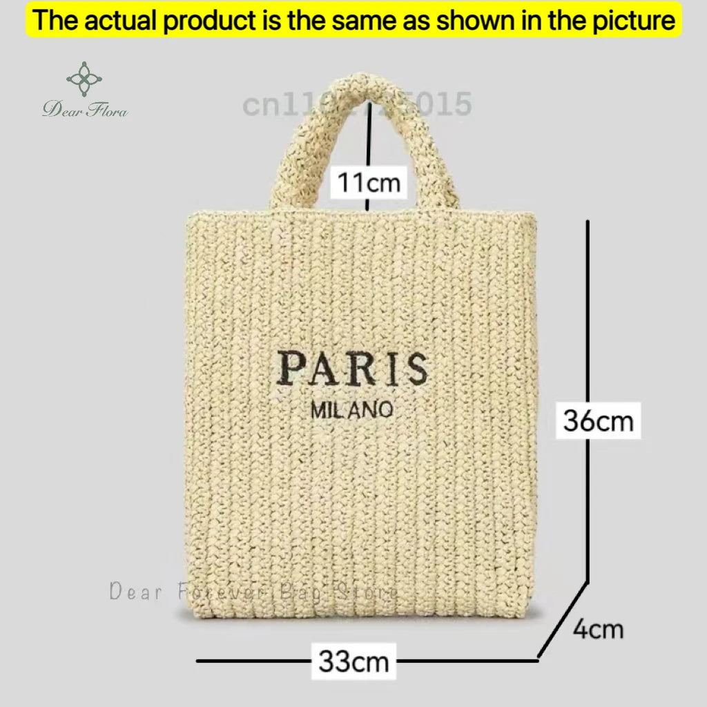 Comillas - Raffia Tote Bag