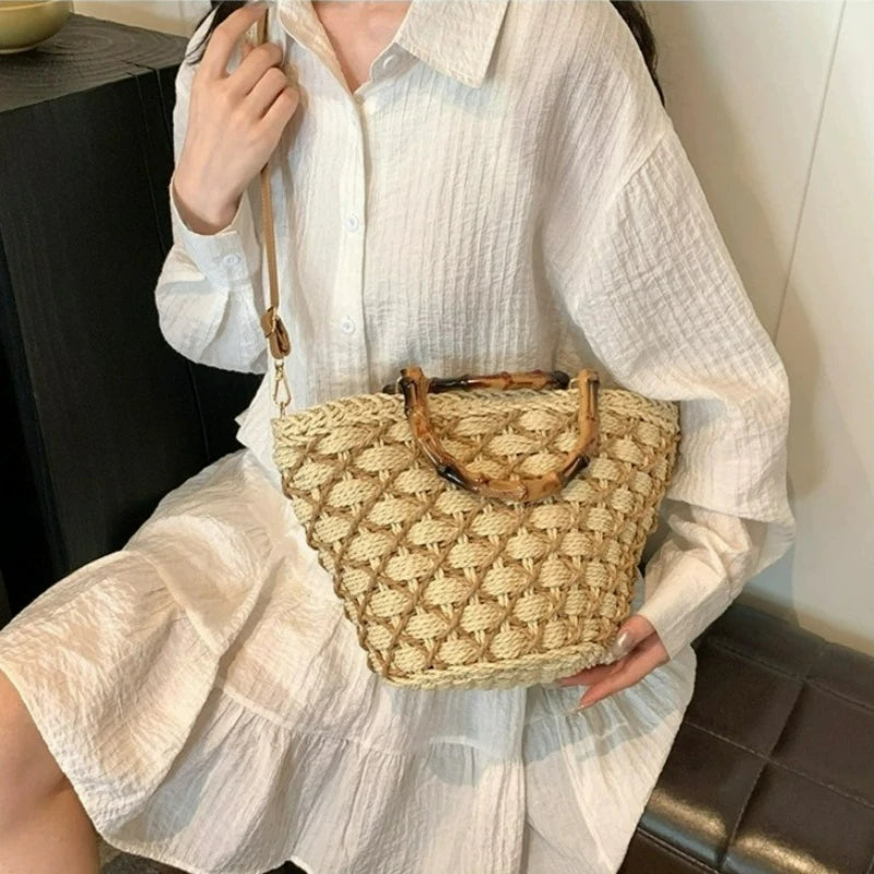 Sifnos - Straw Crossbody Bag