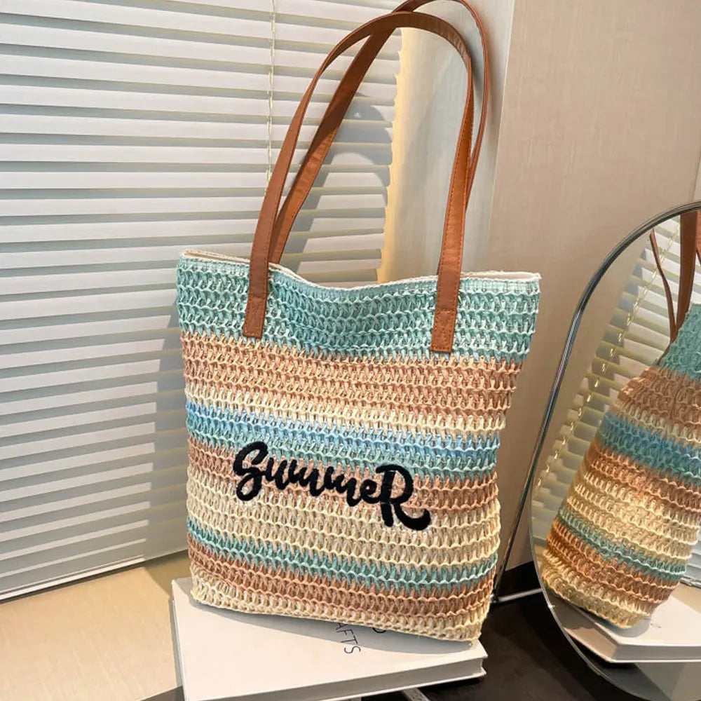 Tinos - Straw Beach Tote