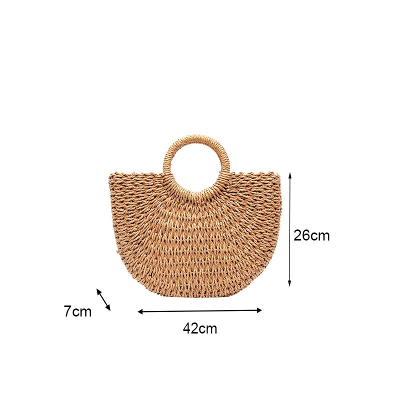 Chiavari - Straw Beach Tote