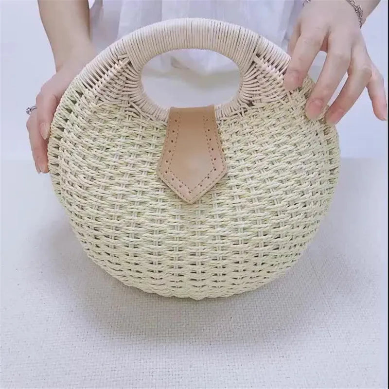 Hondarribia - Rattan Clutch
