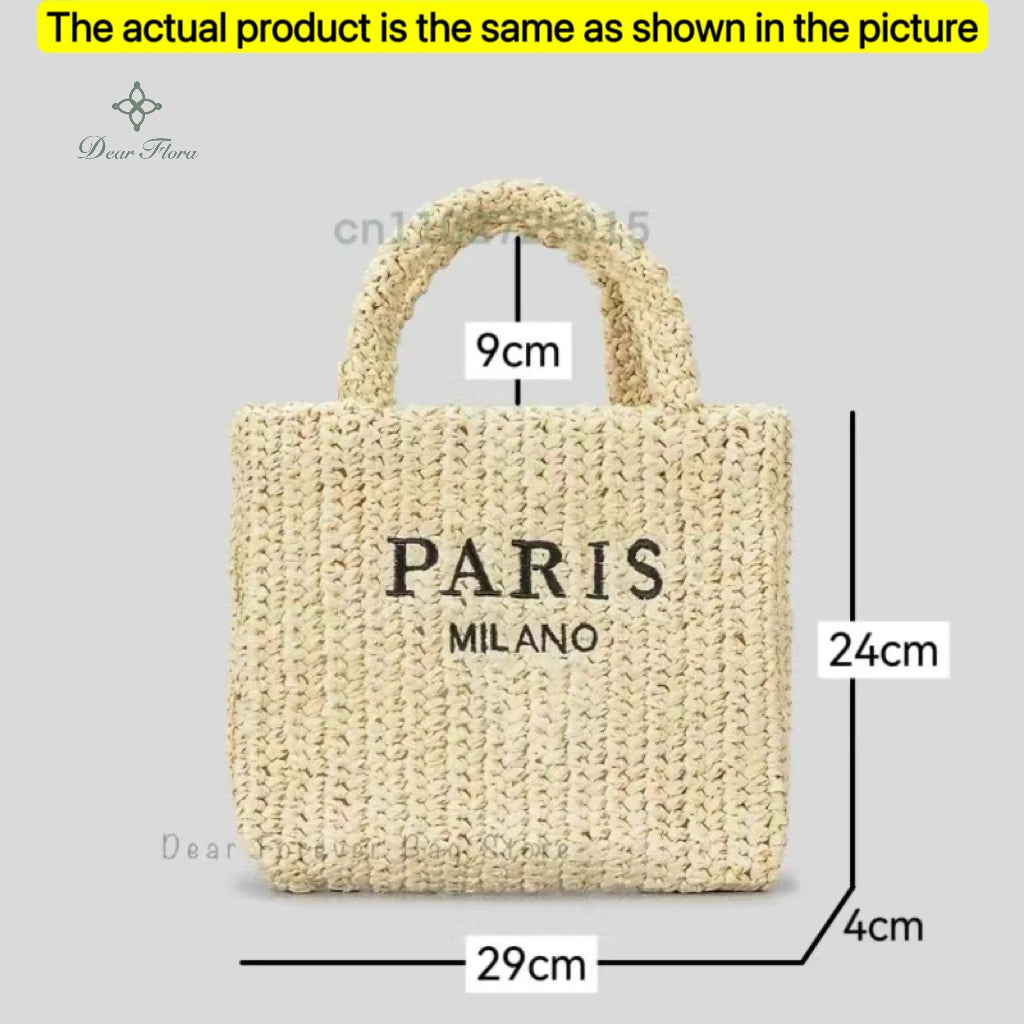 Comillas - Raffia Tote Bag