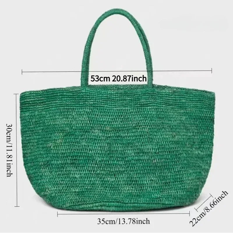 Sanary - Raffia Tote Bag