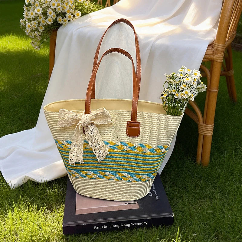 Alcudia - Straw Tote Bag