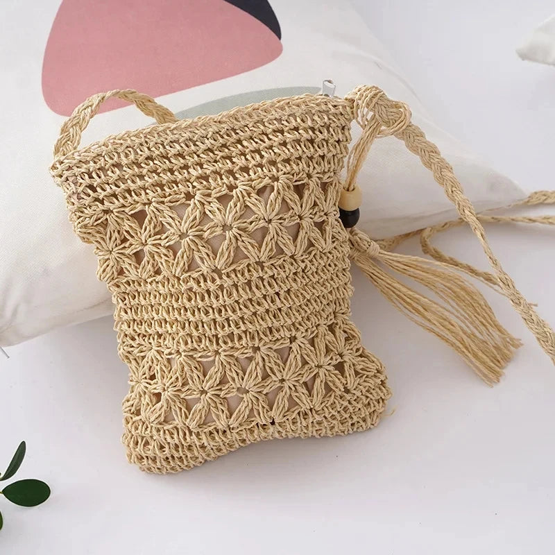 Getaria - Straw Crossbody Bag