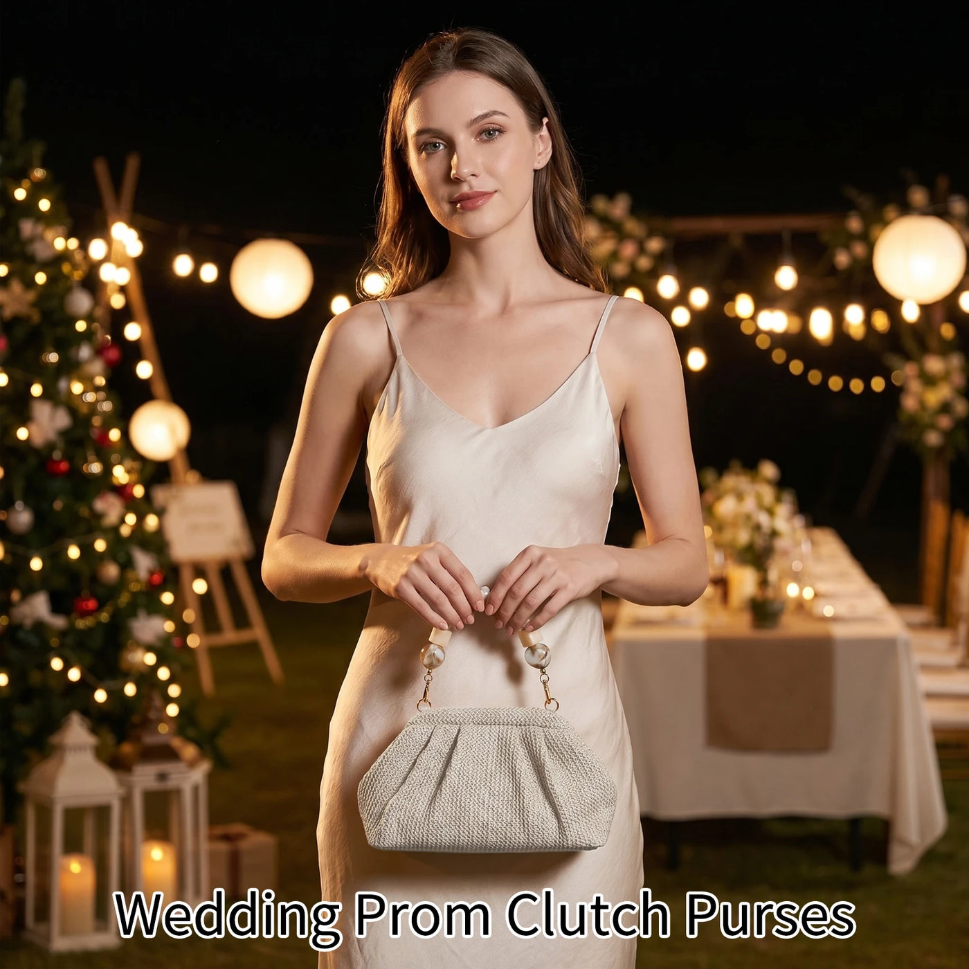 Olbia - Straw Clutch
