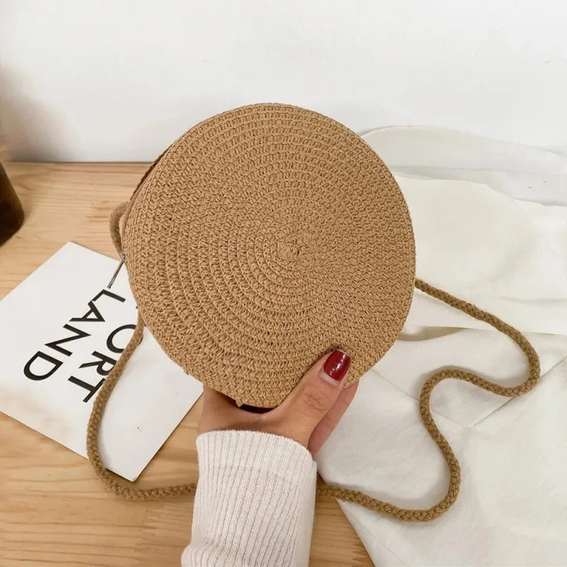 Portovesme - Straw Crossbody Bag