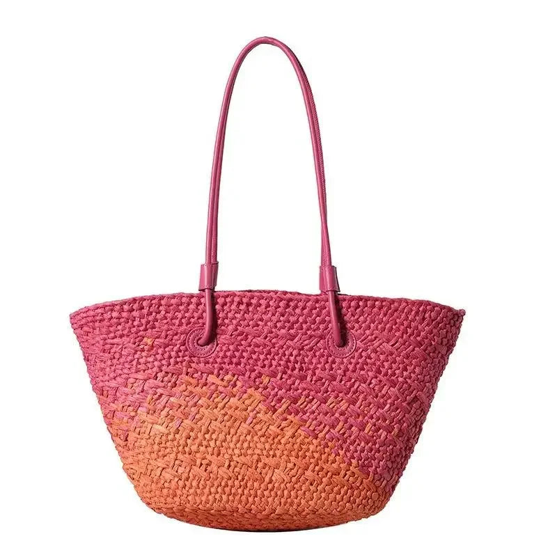 Pizzo - Straw Bucket Bag