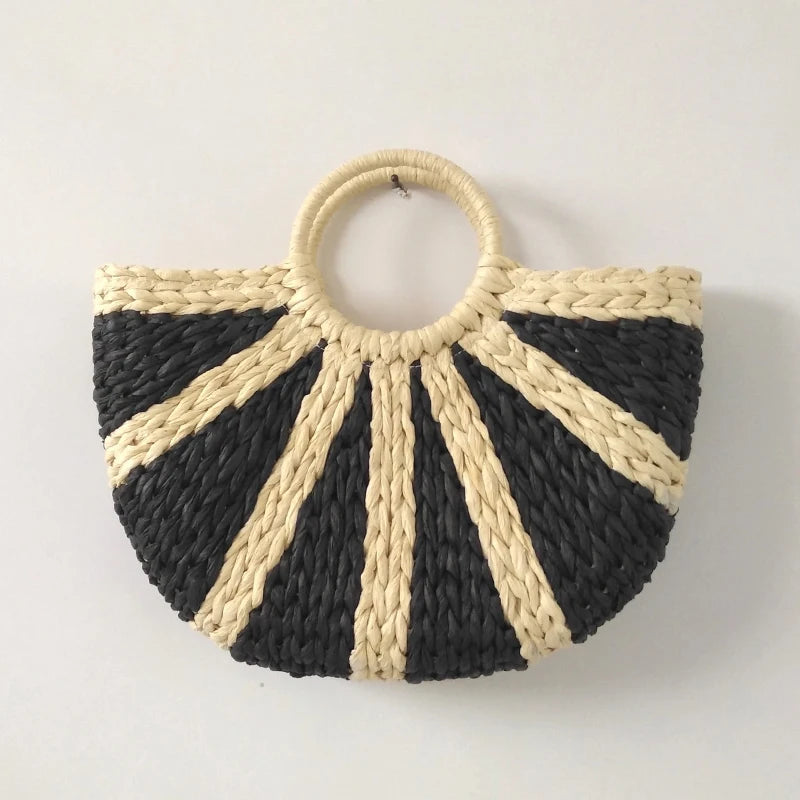 Tossa - Round Straw Bag