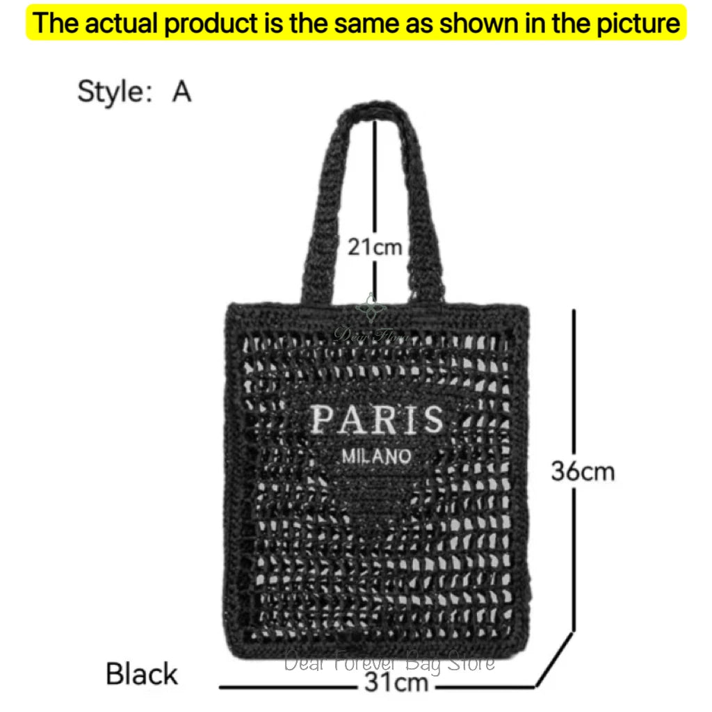Comillas - Raffia Tote Bag