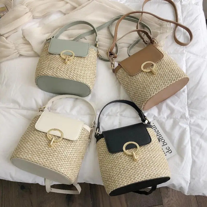 Sveti - Straw Crossbody Bag